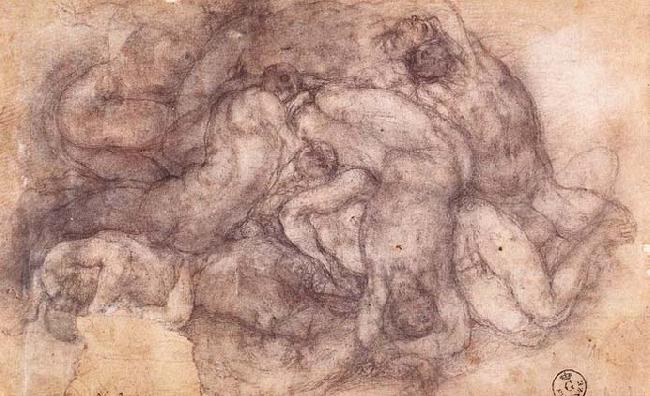 Pontormo, Jacopo Group of the Dead Sweden oil painting art